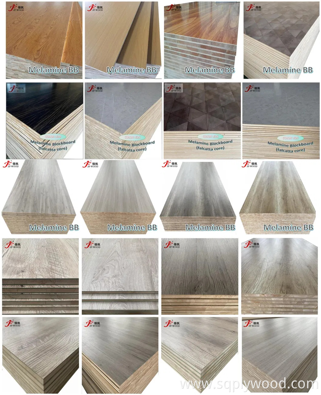 Wood Grain Color Slot MDF 7 Full Groove+2 Half Groove Slatwall Slatwall Aluminum Insert Profile